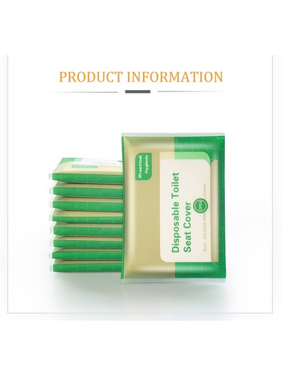 1-100pcs Disposable Toilet Seat Covers, Portable Travel Camping Hotel Bathroom Waterproof Toilet Mat Accessories