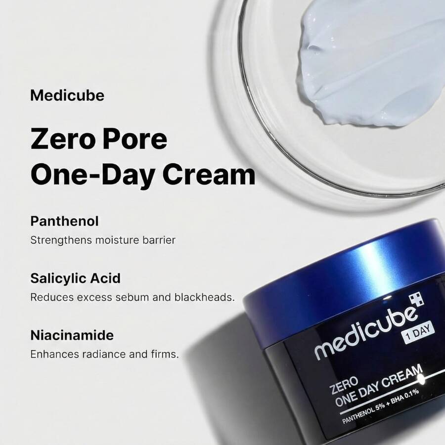 Medicube Zero One Day Cream 50ml - Hyaluronic Acid - View 1