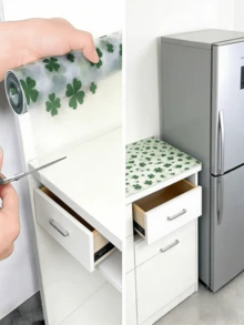 EVA Odorless Drawer Liner Waterproof Non-Slip Cabinet Mat Wardrobe Moisture-Proof Paper Household - View 2