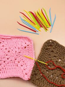 8pcs Curved Sewing Needles, Curved Design For Easy Front-Facing Operation, Hidden Stitching, Efficient. Large Eye Easily Threads Various Thick Yarns, Multi-Color For Convenient Storage, Suitable For Knitting, Fabric Crafts - Plastic Bend Needle - View 5