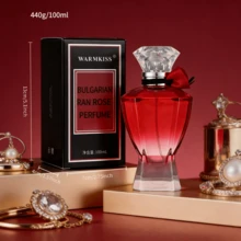 WARMKISS Bulgarian Rose Perfume - Fresh Floral Fragrance, 100ml/3.4oz. The Top Note Is Fresh, The Middle Note Is Rich, And The Base Note Is Warm. It Is Perfect For Dates, Commutes, Or Creating A Romantic Atmosphere. It Is An Excellent Gift For Women. The Luxurious And Romantic Bottle Design Is Elegant And Retro, Making It The Top Choice For Romantic Women. - 1PC - 查看 4