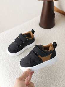 1 Pair Kids Shoes, Boys Low-Top Sneakers, New Arrival Baby Sports Shoes - Black - View 6