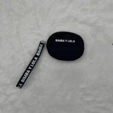 LOLA Coin Purse, BIMBA Mini Clutch, Women's Wrist Bag, Lightweight, With Zipper. - Black - View 3