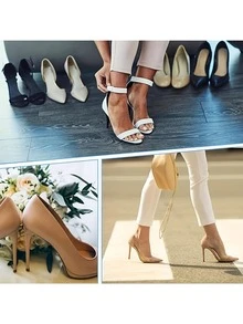 Dây đeo gót cao trong suốt, co giãn, vô hình - Dây đeo chống trượt cho giày nữ - Chất liệu nhựa, dễ giặt tay hoặc giặt khô, màu trơn, không tạo bọt, không xơ, không từ tính, giá để giày, tiết kiệm không gian lưu trữ, ngoài trời, sân vườn, đồ dùng cần thiết khi đi du lịch, di động, đồ dùng cần thiết khi đi biển, mùa tốt nghiệp, lễ tốt nghiệp, quà tốt nghiệp, quà tặng tốt nghiệp, chúc mừng tốt nghiệp, chúc mừng người tốt nghiệp, thủ khoa, hoàn thành chương trình học, tiệc tốt nghiệp - Nhiều màu - Xem 6