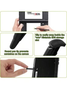 5支随机颜色触控笔，兼容2DS/DSi/3DS XL/DS Lite/3DS/New 2DS XL/WiiU/New 3DS XL游戏机，节日送礼佳品 - 查看 3