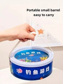 1件装磁性海洋钓鱼游戏，木制益智玩具，含鱼竿，互动海洋生物玩具，增强专注力和手眼协调能力，认知发展儿童礼物 - 彩色 - 查看 7