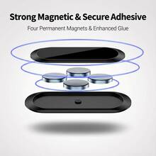 长方形磁吸手机支架，隐形粘贴式车载支架，强磁吸附，稳定防抖，超薄设计不占空间，通用型手机支架 - A - 查看 3