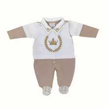Baby Jumpsuit With Silky Touch, Ultra Softness, And Luxurious Buttons - Beige - View 7
