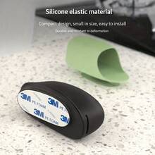 5色硅胶厨房用具架，壁挂式勺子架，筷子架，耐热防水硅胶厨房工具收纳架，适用于台面 - 彩色 - 查看 8