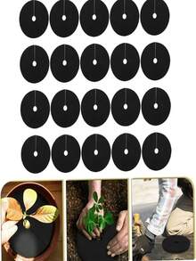 2PCS/1PC Gardening Planting Bags With Handles, Multi-Sized Felt Planting Bags, Rectangular Planting Seedling Pots, Suitable For Growing Vegetables, Tomatoes, And Potatoes. - Black - View 9