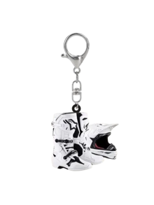 个性化越野摩托车靴头盔扁平钥匙扣，越野摩托车靴钥匙扣，越野摩托车头盔，越野摩托车钥匙扣，包包挂件，汽车挂件，包包装饰|趣味设计|亚克力材质，女士钱包和手机配件，赠送朋友、家人、女朋友，户外配件，派对配件，礼物，纪念品，完美的返校礼物，教师节礼物 - 彩色 - 查看 11