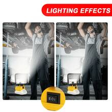 6-Inch Outdoor Wireless LED Work Light (Battery Not Included, Light Fixture Only), Nighttime Ambient Light, DCB 205 Lithium Battery Compatible Only, High-Brightness Emergency Floodlight, With Dual USB Ports And Two-Level Brightness Adjustment, Portable Handheld Light, Compatible With Smartphones/Tablets, An Essential Choice For Outdoor Adventurers, Car Accessory Enthusiasts, And As A Gift. - 6-inch Outdoor Wireless LED Work Light - View 4