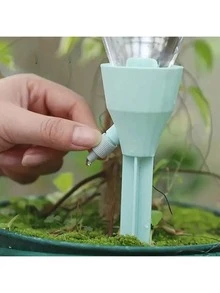 Bộ 3 món hệ thống tưới cây tự động - Bộ tưới nhỏ giọt điều chỉnh được với đầu phun, thích hợp cho việc làm vườn tại nhà và trên thuyền, phun sương cho cây, dụng cụ làm vườn [Màu ngẫu nhiên] - A - Xem 4