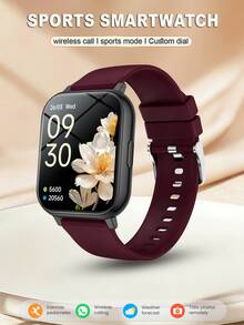 男女通用智能手表，具备无线通话和信息提醒、计步器、卡路里消耗、距离追踪、多种运动模式、音乐控制、遥控拍照、闹钟功能，采用金属表壳和硅胶表带，内置180mAh电池，支持USB充电，是一款适用于智能手机的多功能智能手表，也是节日礼物的理想之选。 - 彩色 - 查看 4