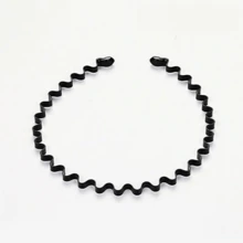 1-5pcs Minimalist Metal Wavy Hair Hoop, Facial Cleansing Headband, Wavy Hair Clip, Unisex Hair Accessory, Suitable For Men And Women - Wave Headband - View 17
