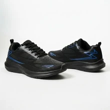 Men's And Women's Fitness Shoes, Black, Lightweight, Comfortable, For Gym, Running, Training, And Walking, Sizes 34 To 43 - RF02 - 黑/藍 SP - 查看 2