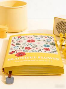 1 cuốn sổ tay A5 họa tiết hoa, sổ phác thảo chất lượng cao có tem bảo tàng, phù hợp cho học sinh, văn phòng tại nhà, v.v. - Sổ tay hoa - Xem 10