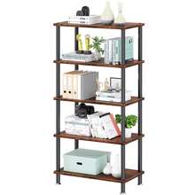 Mesa De Centro Estante Organizador Mesa Auxiliar Para SalaRepisa De Madera Estante Organizador Mesa Auxiliar 60cm - Granate - Ver 1