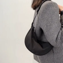 Saco De Nylon Coreano Chic Estilo Com Grande Capacidade Bolsa - A-JZ - Visão 4