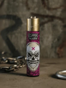 4 Clipper MAXI X Boys Lighters | Refillable, Collectible, Replaceable Flint And Tamper. Gift, Kitchen Lighter, BBQ, Camping - 4 X 男孩 - 查看 3