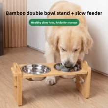 Sturdy Elevated Dog Bowl Stand With Non-Slip Base - Adjustable Height Feeder For Large Breed Dogs, Reduces Neck Strain - Multicolor 1 - View 4