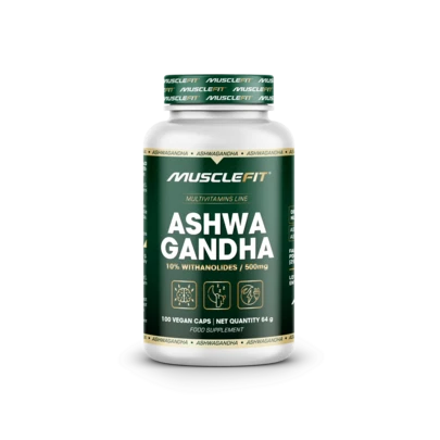  Ashwagandha 500 mg – 100 gélules V - MUSCLEFIT - Livraison en 24/48 heures