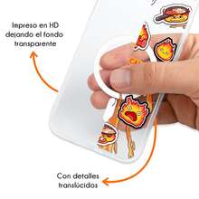 Funda Compatible con iPhóne Magsafe Klcifer Demonio de Fuego Del Hincreíble Kstillo Vagabondo Anime Ztudio Guibli Carcasa Anticaídas a Prueba De Golpes TPU. - transparente - Ver 3