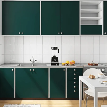 1 Roll, Dark Green Frosted Wallpaper, Peeling And Stick Contact Paper, Matte Detachable Waterproof Gray Self-Adhesive Wallpaper, Self-Adhesive, Vinyl Packaging Wallpaper Roll, Used In Home Furnishing, Rooms, Living Rooms, Bedrooms, Dormitories, Desktops, Countertops, Closets And Other DIY Home Decoration Cabinets Bedroom Bathroom Room Decoration Stickers