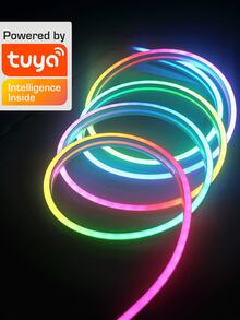 LED Strip Lights Neon Rope Light With Smart APP To Customize RGBIC Dreamcolors. Flexible Neon Light Strips Sync With Music For Bedroom And Party Atmosphere. - View 8