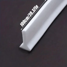 1m/2m Self-Adhesive Waterproof Sealing Strip, Suitable For Kitchen And Shower Room Entrance, Flexible Waterproof Silicone Sealing Strip - Multicolor - View 11