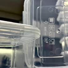 Set Of 10 800ml Airtight Containers With Reinforced Locking Mechanism – Freezer And Microwave , Total Seal - TRANSPARENTE 10 - Ver 2