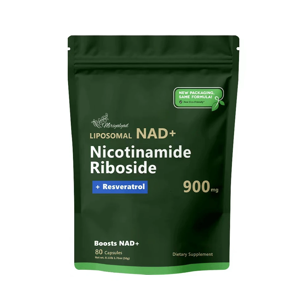 Miriyalyad Reus Research NR900 - NAD+ Supplement For Skin Aging Support, Energy, And Focus - 80 Count - Vitamin & Wellness Supplements Dietary Healthcare Edible - 1件 - 查看 1