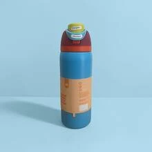 32oz 不鏽鋼保溫水壺 - 防漏運動水壺，配備雙功能出水口蓋、翻蓋吸管與寬口設計 - 24小時保溫/保冷 - 適合健身、旅行與日常使用 - 彩色 - 查看 5