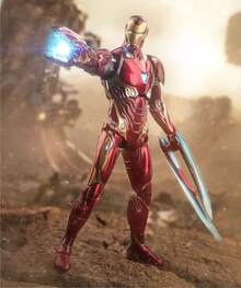 Marvel ZD Toys MK50 Iron Man Action Figure: 7-Inch Deluxe Edition Movie-Accurate Collectible Model With Nano Tech Accessories (Mark L) - Multicolor - View 5