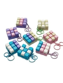 2026 Kreativ Ny Tangentbordslock Finger Spinner Nyckelring - Mekaniskt tangentbordsformad, Stresslindrande, Unik Skrivbordsleksak och Liten Gåva, 1 Stresslindrande Tangentbordsnyckelring - En Fidget-leksak med Ljudeffekter, Stresslindrare och En Ljus Och Vacker Macaronfärg. Utseendet, Färgen Och Designen Är Alla Mycket Attraktiva, Perfekta För Festgåvor Och Presenter, Och Perfekta Att Ge Bort Till Vänner - Multifärgad - Visa 2