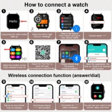 Fashionable Sports Smart Watch, Multiple Color Options, Wireless Calling, Message Notification, Watch Wallpaper, Music Control, Remote Camera, Alarm Reminder, Selected Gift, Suitable As Friend's Gift, Holiday Gift - View 10