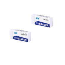Tẩy trắng Deli, loại 2B, chất liệu PVC đặc biệt, ít vụn, dễ lau chùi không để lại cặn, không làm hỏng giấy. Đồ dùng học tập tiện lợi cho học sinh tiểu học, trung học cơ sở, nhà, văn phòng, bài tập về nhà, sử dụng hàng ngày. Chất lượng cao, không dễ gãy, không mùi, tẩy sạch vết bút chì. - Tẩy - Xem 12