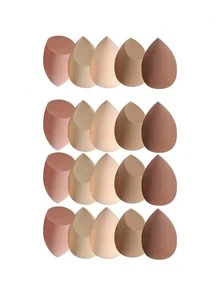 Large Random Color Makeup Sponge Eggs, Blending Beauty Sponges For Liquid, Cream And Powder Perfect Application, Multi-Color Makeup Sponges Suitable For All Skin Types, Latex-Free Dual-Use Powder Foundation, Great For Music Festivals, Gifts, Affordable - Multicolor - View 5