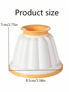 2/4/8个装，150毫升可重复使用防漏果冻布丁模具，简约纯色波浪纹设计 | 防漏且可重复使用，适用于自制酸奶、冰淇淋和慕斯 - 彩色 - 查看 11