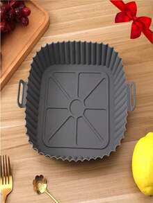 1件装，加厚大容量空气炸锅垫，烤箱垫，厨房用具，空气炸锅烤箱配件，易清洁不可折叠空气炸锅内衬篮，可重复使用食品空气炸锅烤箱配件，烘焙纸内衬替代品，可重复使用的方形硅胶空气炸锅内衬，父亲节、母亲节、圣诞节、感恩节、万圣节、情人节礼物 - 彩色 - 查看 11