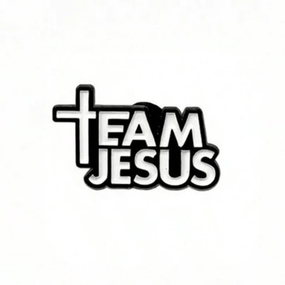 Broche de esmalte de Jesús, adornos decorativos de moda, insignias para solapa, bolso, joyas, regalos