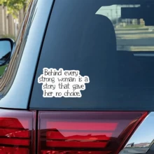 2PCS Strong Sticker, Inspirational Empowerment Decal, Quote Vinyl Sticker For Laptops, Water Bottles, Tumblers & Cars, Waterproof Motivational Sticker, Cute Fashionable Gift Idea Strong Sticker - Sticker - View 6