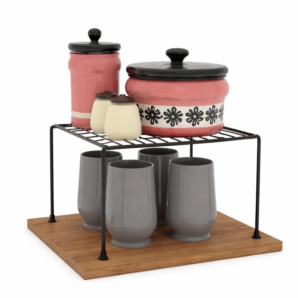Kitchen Cabinet Organizers, Wire Racks, Rustproof Steel - PEQUEÑO ORGANIZADOR - Ver 1