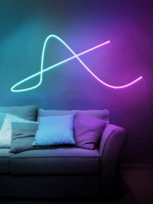 LED Strip Lights Neon Rope Light With Smart APP To Customize RGBIC Dreamcolors. Flexible Neon Light Strips Sync With Music For Bedroom And Party Atmosphere. - View 11