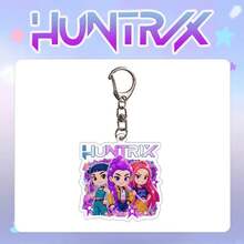 6Pcs K-Pop Girl Group Acrylic Keyrings Set, Bag Charms Merchandise, Perfect For Holiday Gifts, Fan Collections & Daily Style - Multicolor - View 4