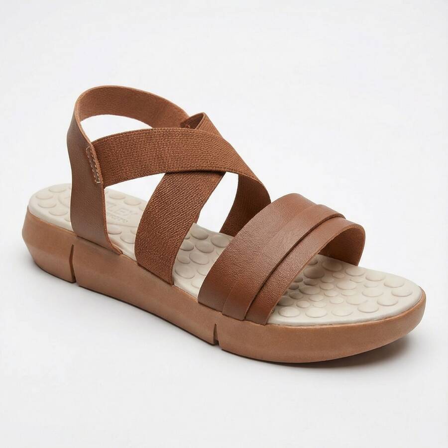 Women's Orthopedic Anatomical Massaging Sandal Ultra Comfort Casual Clog Pain Relief Original - 駝色 - 查看 1