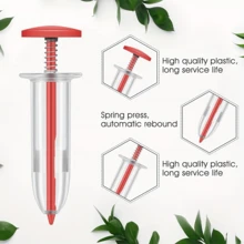 2pcs Multi-Functional Gardening Tool Set - Soil Auger, Seed Spacing Ruler, Hand Rake, Precise Planting Tools, Suitable For Farm, Garden, Nursery, Includes Seed Dispenser Injector, Portable Manual Seeder Gardening Kit - 2-piece Gardening Set - View 10