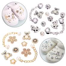 Kit 100 Pins Para Babuche Papete Broche Botons Decoração Fivela Aleatórios Colorido - Multicolorido - Visão 9