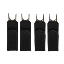 4pcs [Lazy Belt] Buckleless Belt Hook, Elastic Belt No Buckle, Tactical Metal Hook Elastic Belt Suitable, Adjustable Invisible Waist Strap With Buckle-Free System, For, Tactical Gear, Everyday Carry, Belt Loop Attachment - Stainless Steel Buckle - View 13