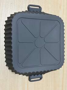 1件装，加厚大容量空气炸锅垫，烤箱垫，厨房用具，空气炸锅烤箱配件，易清洁不可折叠空气炸锅内衬篮，可重复使用食品空气炸锅烤箱配件，烘焙纸内衬替代品，可重复使用的方形硅胶空气炸锅内衬，父亲节、母亲节、圣诞节、感恩节、万圣节、情人节礼物 - 彩色 - 查看 9